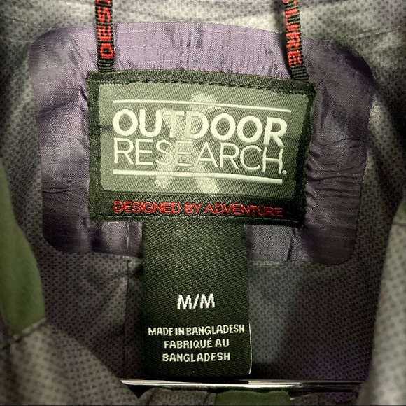 Outdoor Research Helium Rambler Jacket Women’s Size M Raincoat Seam Sealed Hood - Picture 9 of 11